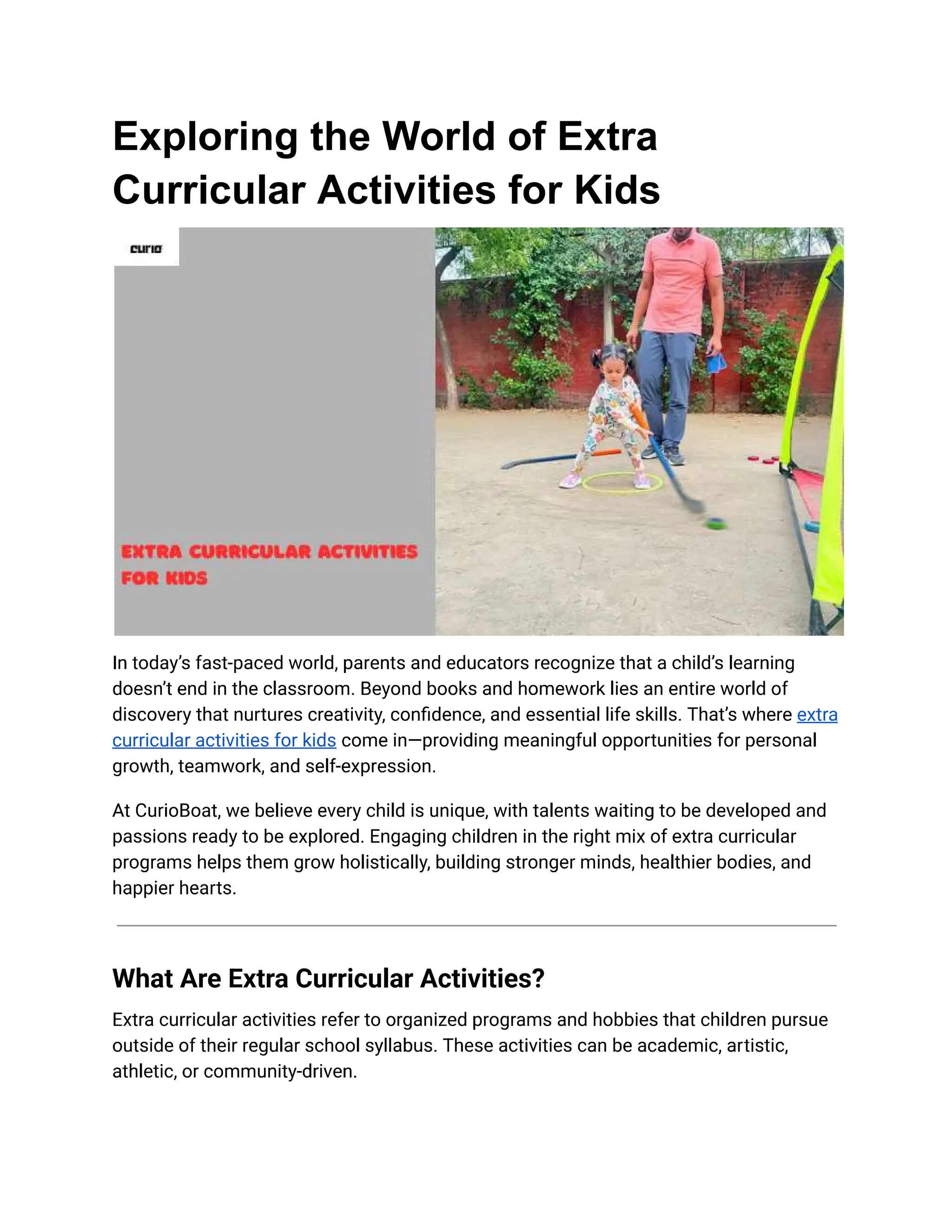 Extra Curricular Activities for kids.pdf
