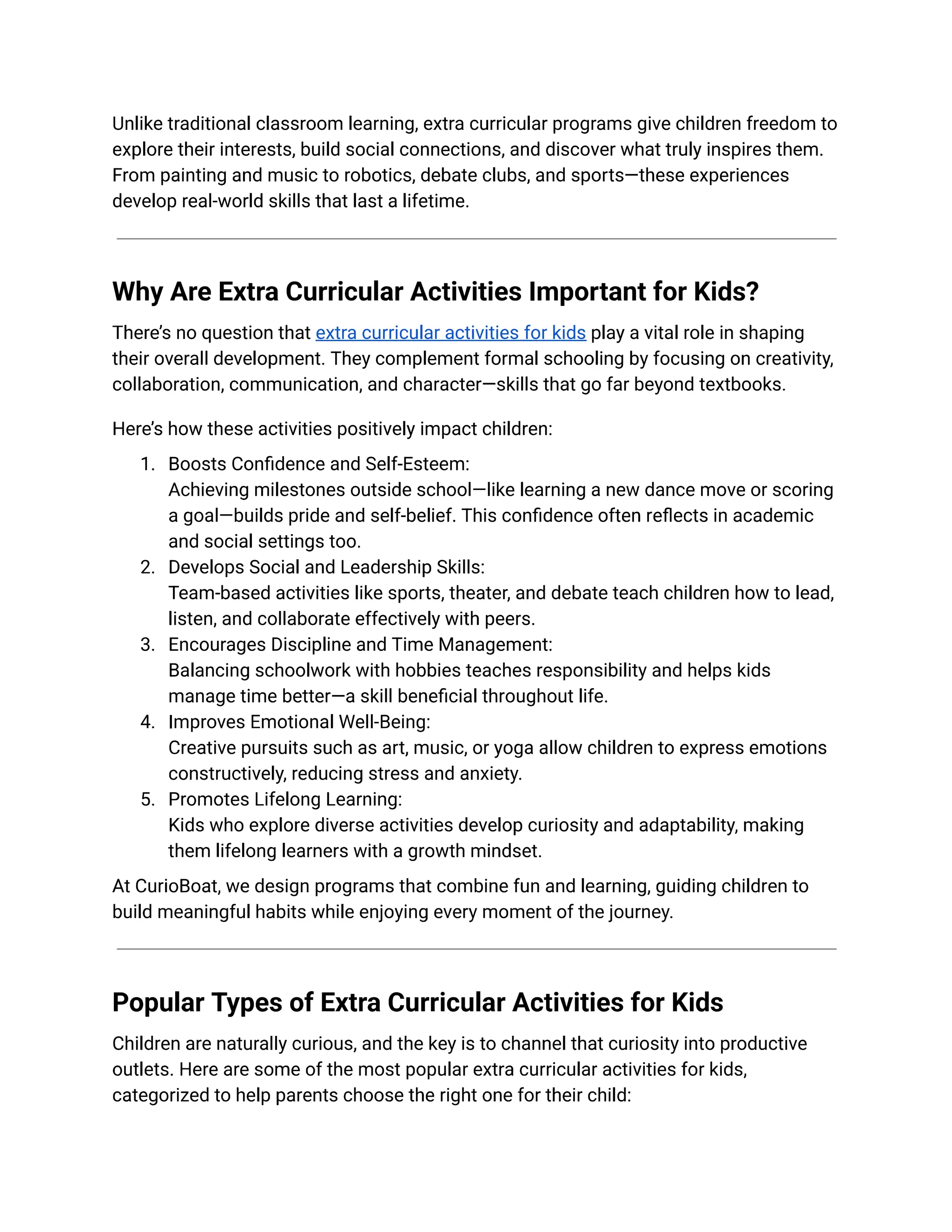 Extra Curricular Activities for kids.pdf
