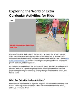 Extra Curricular Activities for kids.pdf