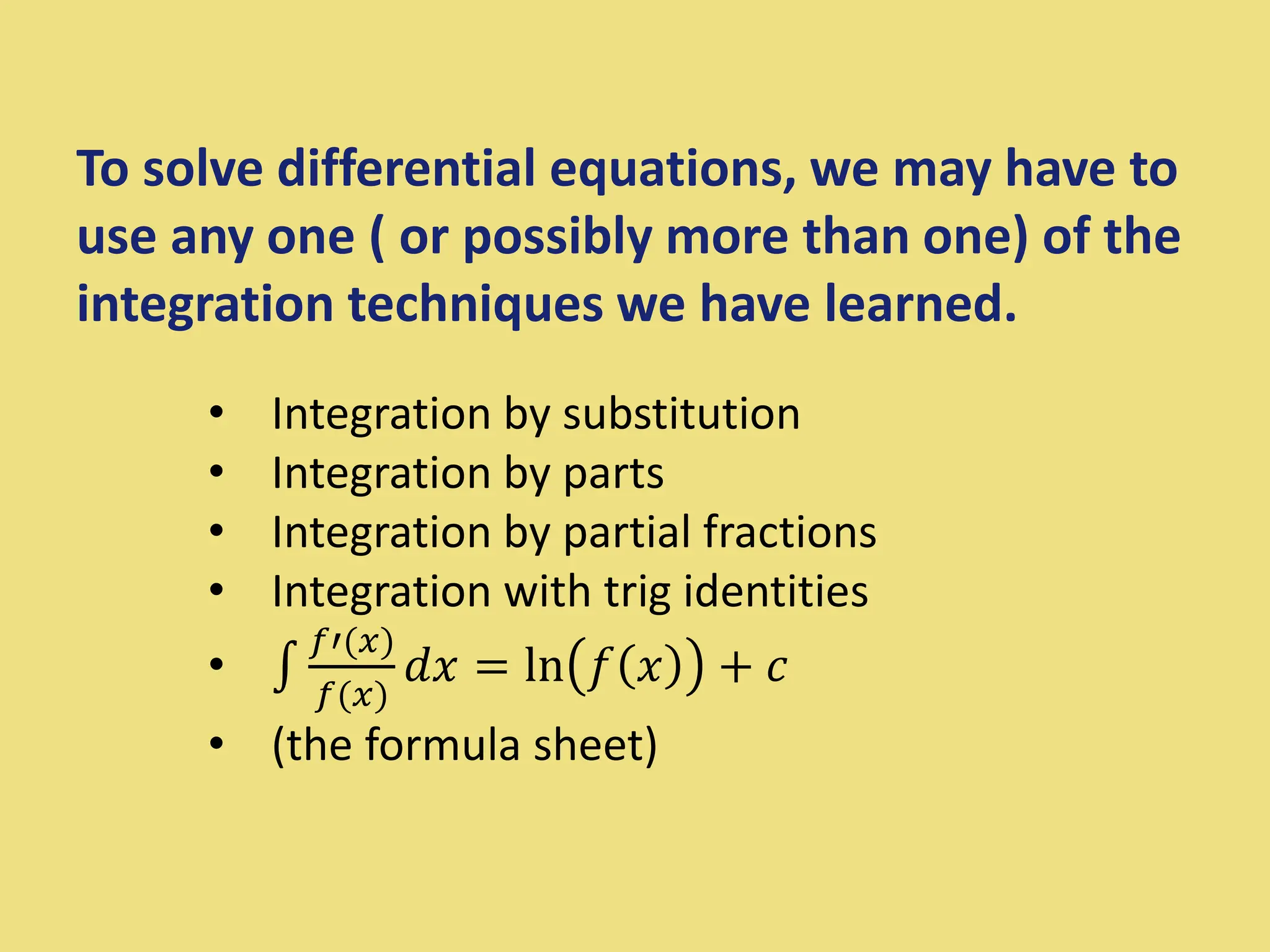 Extra help 19 differential equations pptx