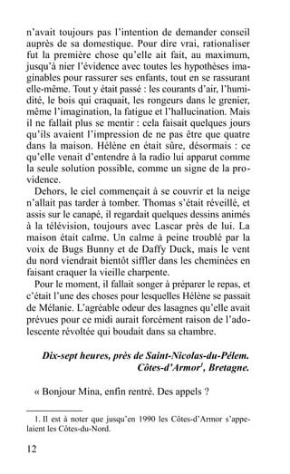 EXTRAIT du roman « La Maison bleu horizon » de Jean-Marc Dhainaut