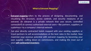 Mapping External Companies Extranet Mapping | Extranet Mapping Software | Travel Mapping | PPTX