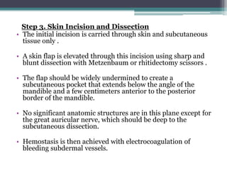 Extraoral mandibular approaches | PPTX