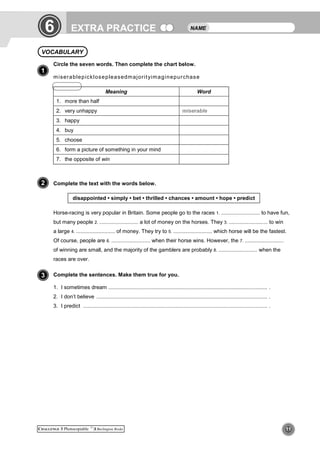 Extra practice 3 | PDF