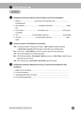 Extra practice 3 | PDF