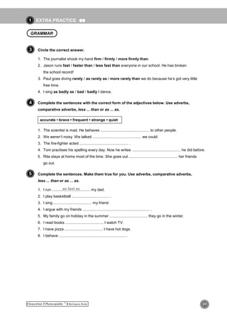 Extra practice 3 | PDF