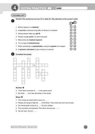 Extra practice 3 | PDF