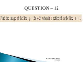 LECTURE SLIDES - MISHAL
CHAUHAN