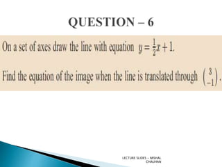 LECTURE SLIDES - MISHAL
CHAUHAN