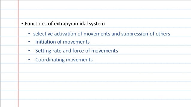 extrapyramidal system parkinsons disease extrapyramidal system