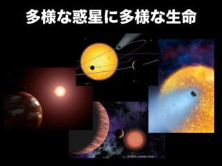 多様な惑星に多様な生命
 