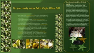 Extra virgin olive oil | PDF