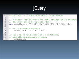 jQuery
 