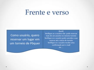 Frente  e  verso	
 