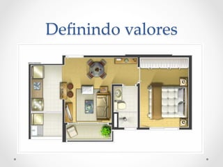 Deﬁnindo  valores	
 