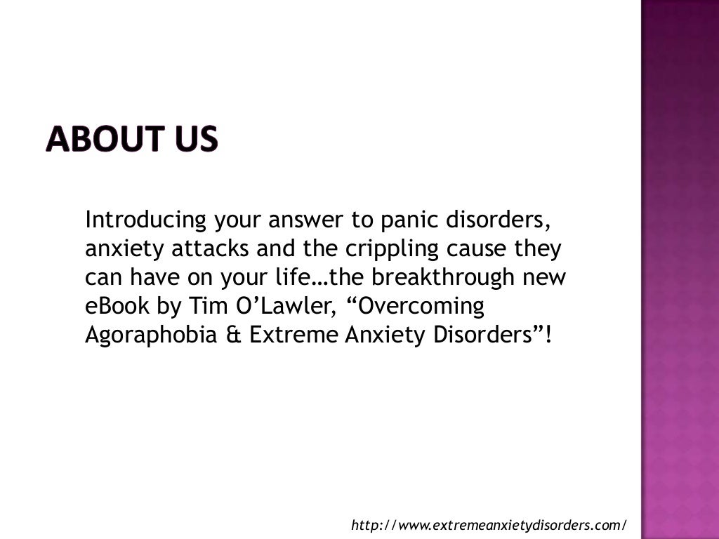 Extreme Anxiety Disorders