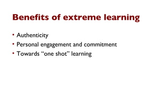 Extreme learning | PPT