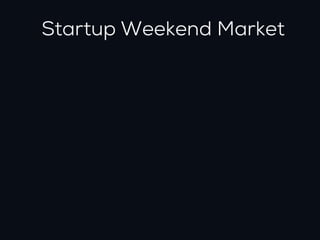 Startup Weekend Market
 