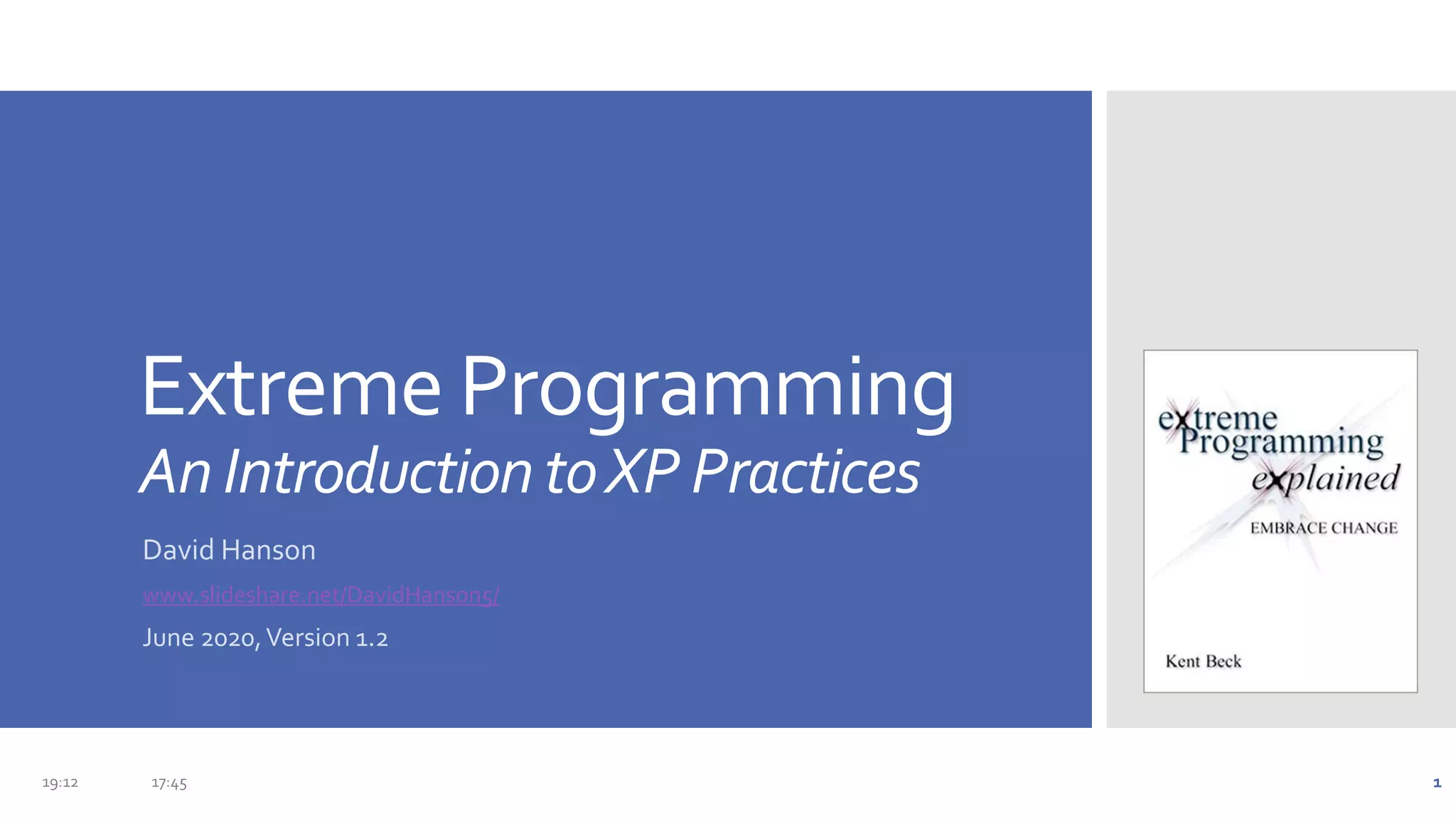 Extreme Programming: An Introduction to XP Practices | PPTX