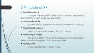 EXTREME PROGRAMMING ppt for object oriented software engineering | PPTX