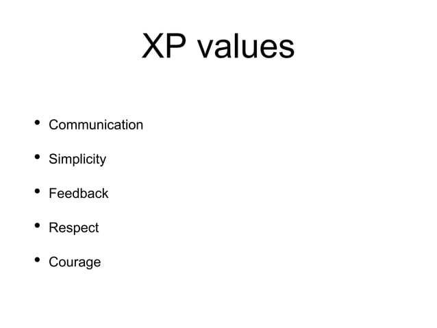 Extreme programming practices ( xp ) | PPTX