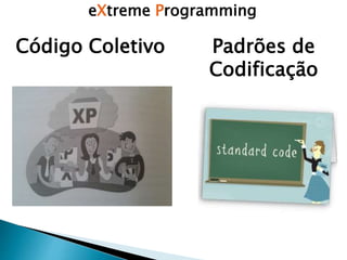 eXtreme Programming
Código Coletivo Padrões de
Codificação
 