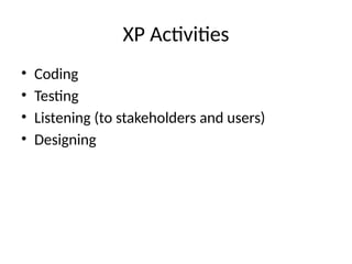 Extreme_Programming_XP. in Software engineering pptx | PPTX