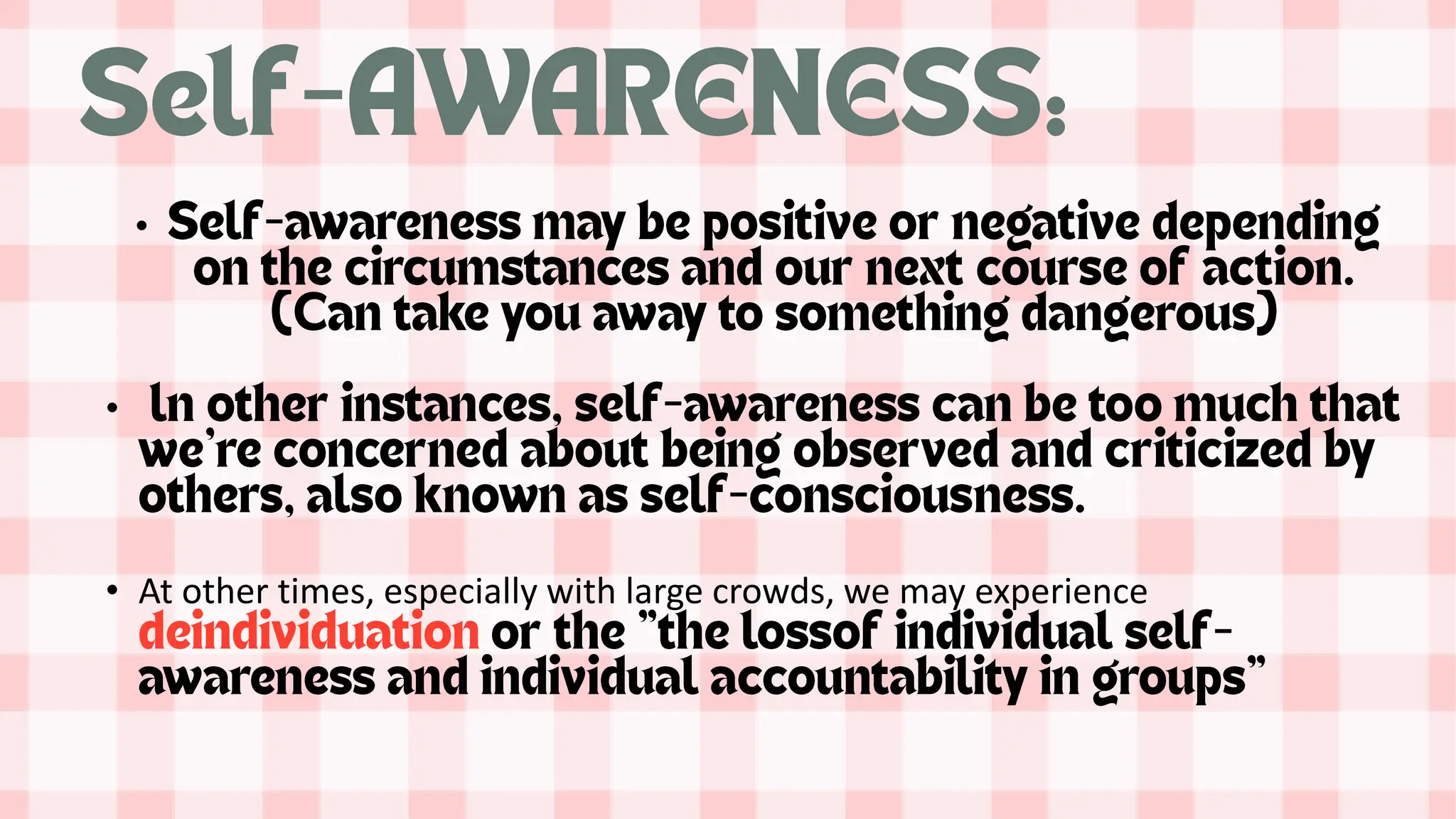 •
•
• At other times, especially with large crowds, we may experience
 