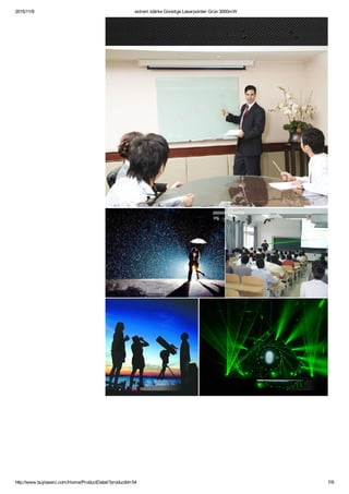 2015/11/9 extrem stärke Günstige Laserpointer Grün 3000mW
http://www.buylaserc.com/Home/ProductDetail?productId=54 7/9
 