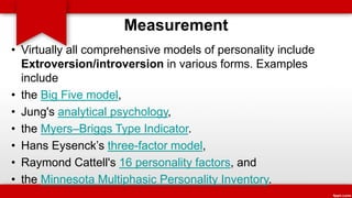 Extroversion introversion | PPT