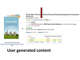 User generated content
 