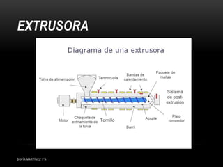 EXTRUSORA
SOFÍA MARTÍNEZ 1ºA
 