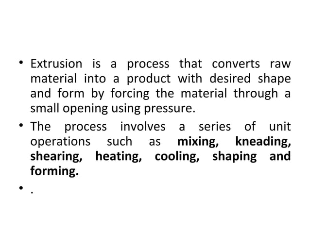 Extrusion1 | PPT