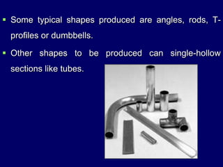 Triangular Ribs In Extrusion Extrusion and Drawing.ppt