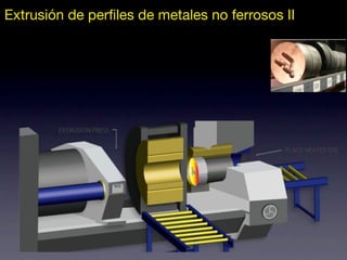 Extrusión de perfiles de metales no ferrosos II
