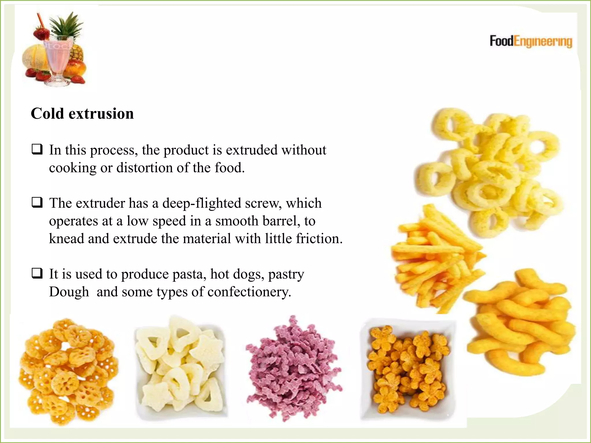 Extrusion Technology in Food Processing PPT