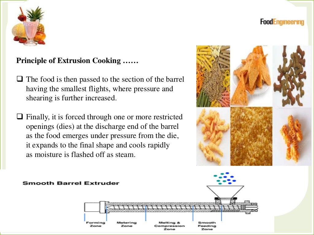 Extrusion Technology in Food Processing