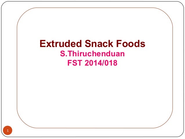 Extrusion technology