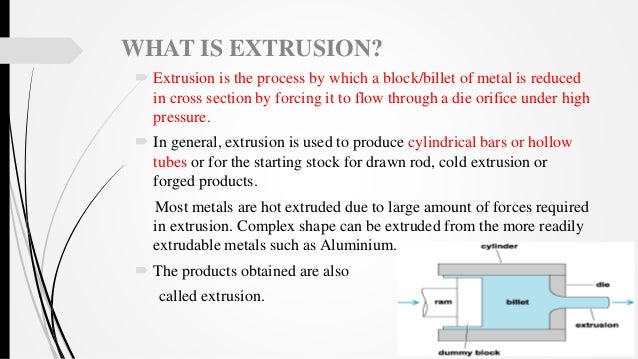 Extrusion Moulding Process