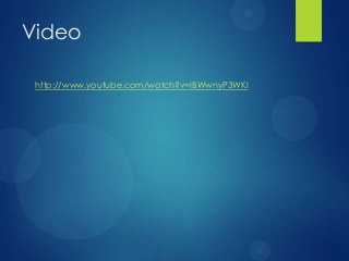 Video
http://www.youtube.com/watch?v=IBWwnyP3WKI

 