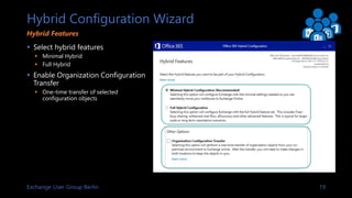 Exchange Server Hybrid - Was, Warum und Wie | PPTX