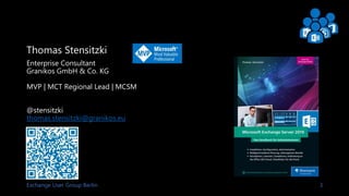 Exchange Server Hybrid - Was, Warum und Wie | PPTX