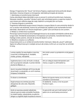 Exuvii de Simona Popescu - rezolvare exercitii | DOCX