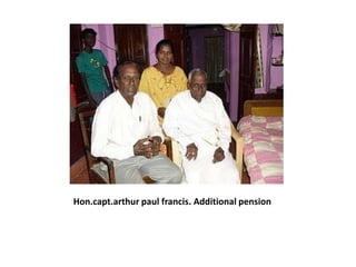 Hon.capt.arthurpaulfrancis. Additional pension