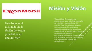 Exxonmobil Letras Exxon mobil | PPTX