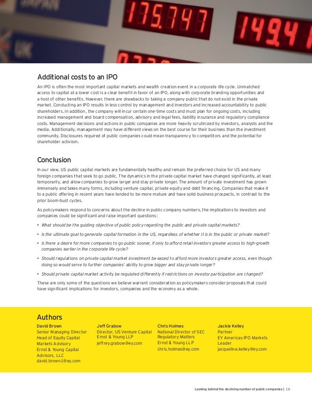 Ey An Analysis Of Trends In The Us Capital Markets