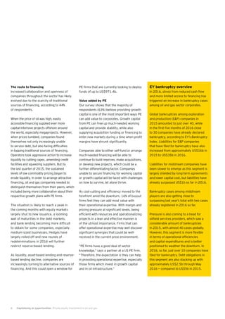 Ernst & Young: Capitalizing on opportunities - Private equity investment in oil and gas (June 2016)