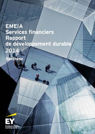 EMEIA
Services financiers
Rapport
de développement durable
2014
Synthèse
 