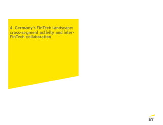 4. Germany’s FinTech landscape:
cross-segment activity and inter-
FinTech collaboration
 
