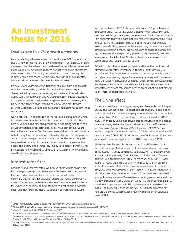 equity investment thesis ey global market outlook 2016 trends in real estate equity investment thesis ey global market outlook 2016 trends in real estate